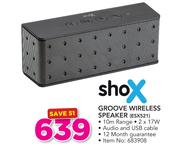 Shox Groove Wireless Speaker ESX521