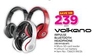Volkano Impulse Bluetooth Headphone VB-VH100-WT-Each