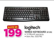 Logitech Wired Keyboard K120