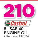 Castrol 5Ltr SAE 40 Engine Oil
