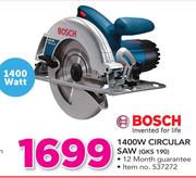 Bosch 1400W Circular Saw GKS 190