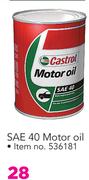 Castrol SAE 40 Motor Oil
