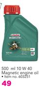 Castrol 500ml 10W 40 Magnetic Engine Oil