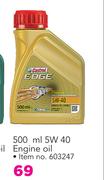 Castrol 500ml 5W 40 Engine Oil