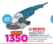 Bosch 2000W Angle Grinder GWS 20-230
