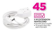 Simple Choice 5M Extenssion White Cord
