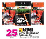 Garden Master Lawn Dressing Or Poting Soil-Each
