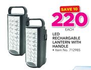 LED Rechargeable Lantern With Handle-Each