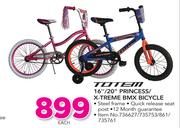 Totem 16"/20" Princess/X-Treme BMX Bicycle-Each