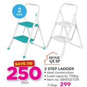 Home Quip 2 Step Ladder-Each
