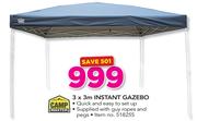 Campmaster 3 x 3m Instant Gazebo