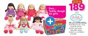 My Sweet Love 40cm Love Doll Each With Free Teddy Dough Kit Girls
