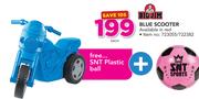 Bigjim Blue Scooter With Free SNT Plastic Ball