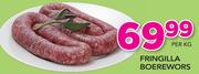 Fringilla Boerewors-Per Kg