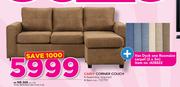 Carly Corner Couch Plus Van Dyck One Roomsize Carpet 2 x 3m