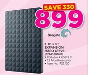 Seagate 1TB 2.5" Expansion Hard Drive STEA1000400
