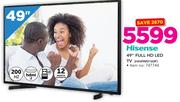 Hisense 49" Full HD LED TV HX49M2160F