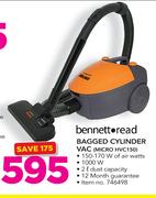 Bennett Read Bagged Cylinder Vac MICRO HVC150