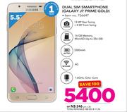 Samsung Dual Sim Smartphone Galaxy J7 Prime Gold