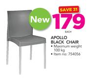 Apollo Black Chair-Each