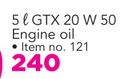 Castrol 5Ltr GTX 20W 50 Engine Oil
