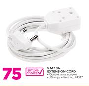 Simple Choice 5 M 10A Extension Cord