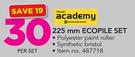 Academy 225 mm Ecopile Set-Per Set