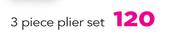 Fragram 3 Piece Plier Set