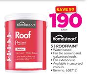 Homstead 5Ltr Roofpaint-Each
