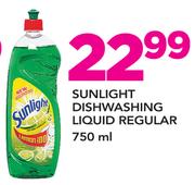 Sunlight Dishwashing Liquid Regular-750ml