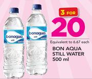 Bon Aqua Still Water-3 x 500ml