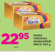 Rama Original Margarine Brick-500g Each