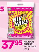 Nik Naks Cheese Baler-50s x 20g