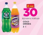Cold Drinks-2 x 2Ltr