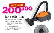 Bennett Read Bagged Cylinder Vac MICRO HVC150