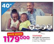 Startimes 40" LED TV E40M30HH