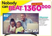 Hisense 40" DVB-T2 Full HD TV HE40M2160FTS