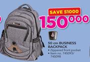 50cm Business Backpack With Zippered Front Pocket