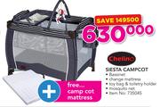 Chelino Siesta Campcot With Free Camp Cot Mattress