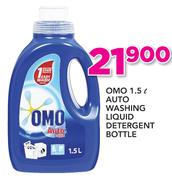 Omo Auto Washing Liquid Detergent Bottle-1.5Ltr