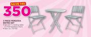 3 Piece Pergoda Bistro Set