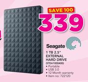 Seagate 1TB 2.5" External Hard Drive STEA1000400