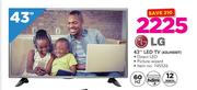 LG 43" LED TV 43LH500T