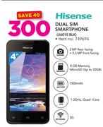Hisense Dual Sim Smartphone U601S BLK