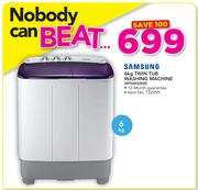 Samsung 6Kg Twin Tub Washing Machine WT60H2500