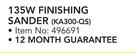 Black & Decker 135W Finishing Sander KA300-QS