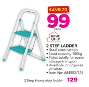 Homequip 3 Step Heavy Duty Ladder