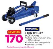 Topline 2 Ton Trolley Jack AJ4716