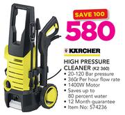 Karcher 1400W High Pressure Cleaner K2 360
