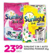 Sunlight 2 In 1 Auto Washing Powder-2Kg